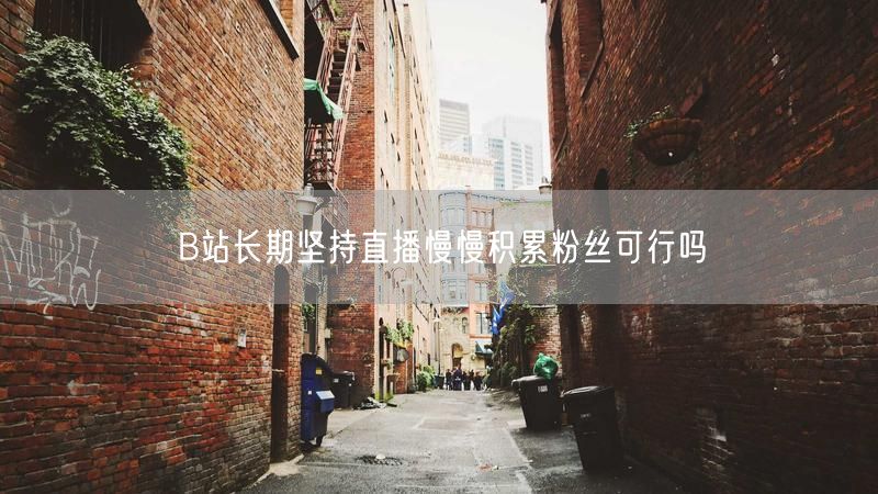 B站长期坚持直播慢慢积累粉丝可行吗