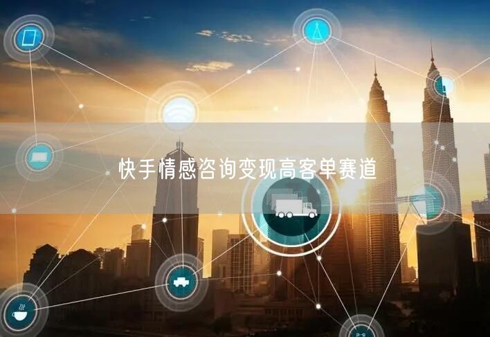 快手情感咨询变现高客单赛道