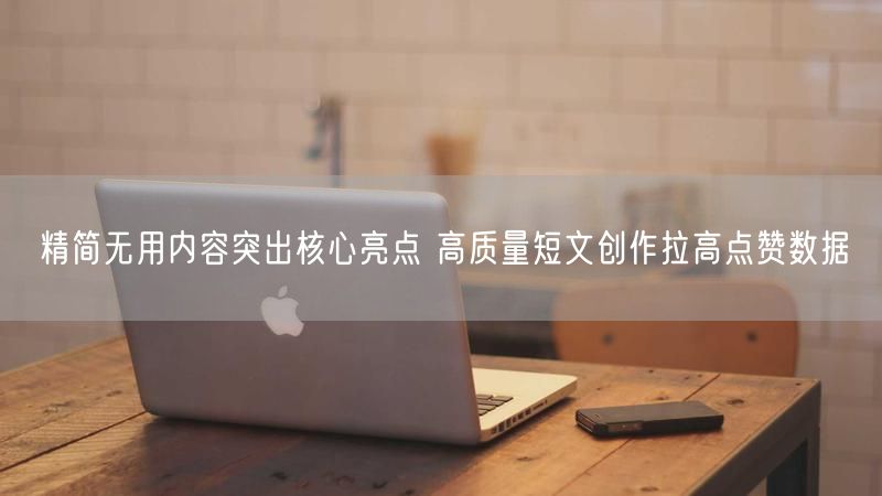精简无用内容突出核心亮点 高质量短文创作拉高点赞数据