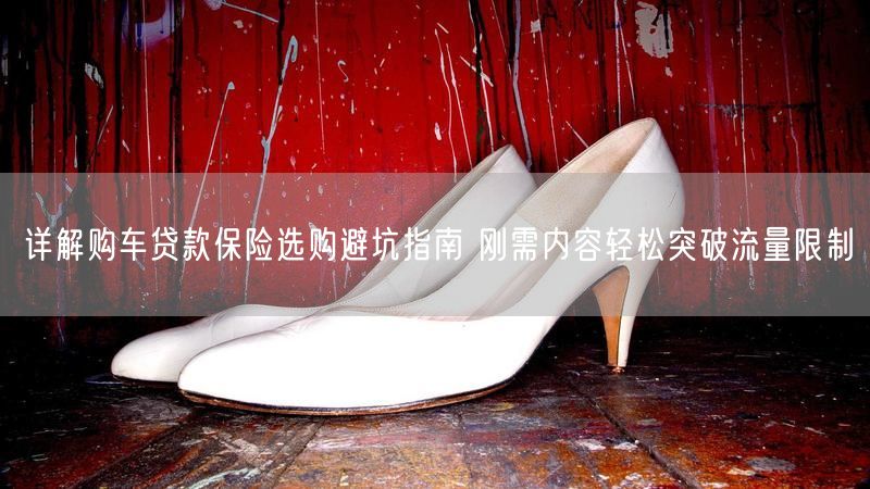 详解购车贷款保险选购避坑指南 刚需内容轻松突破流量限制