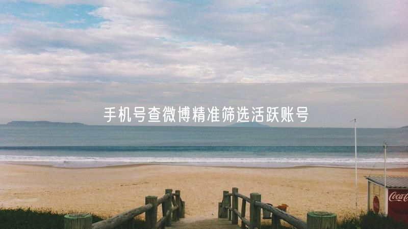 手机号查微博精准筛选活跃账号